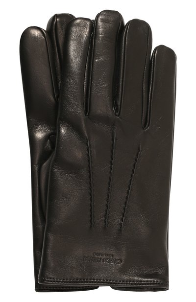 Мужские кожаные перчатки GIORGIO ARMANI, арт. 744133/2F203