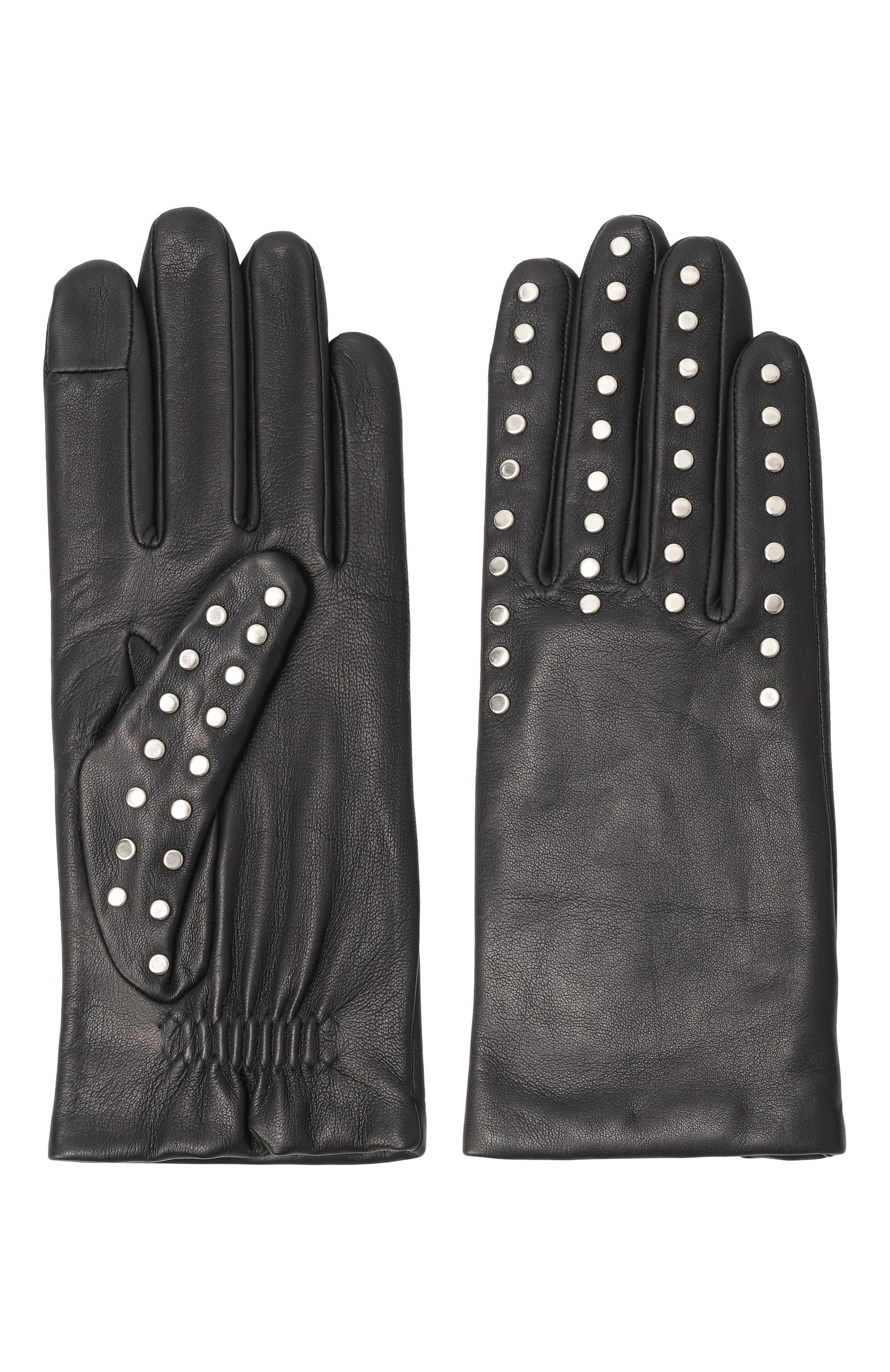 Кожаные перчатки AGNELLE, арт. NEWSTUDS/A, фото 2