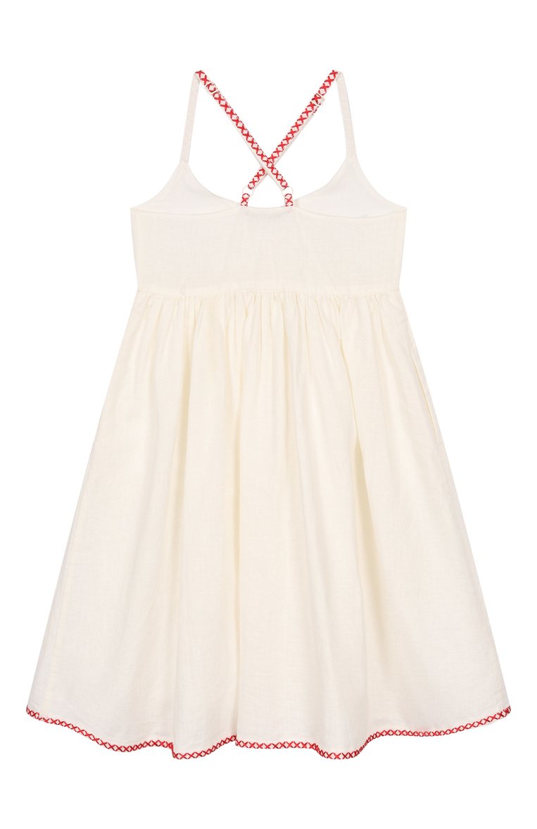 Сарафан изо льна и хлопка STELLA MCCARTNEY, арт. 8Q1AP2, фото 2