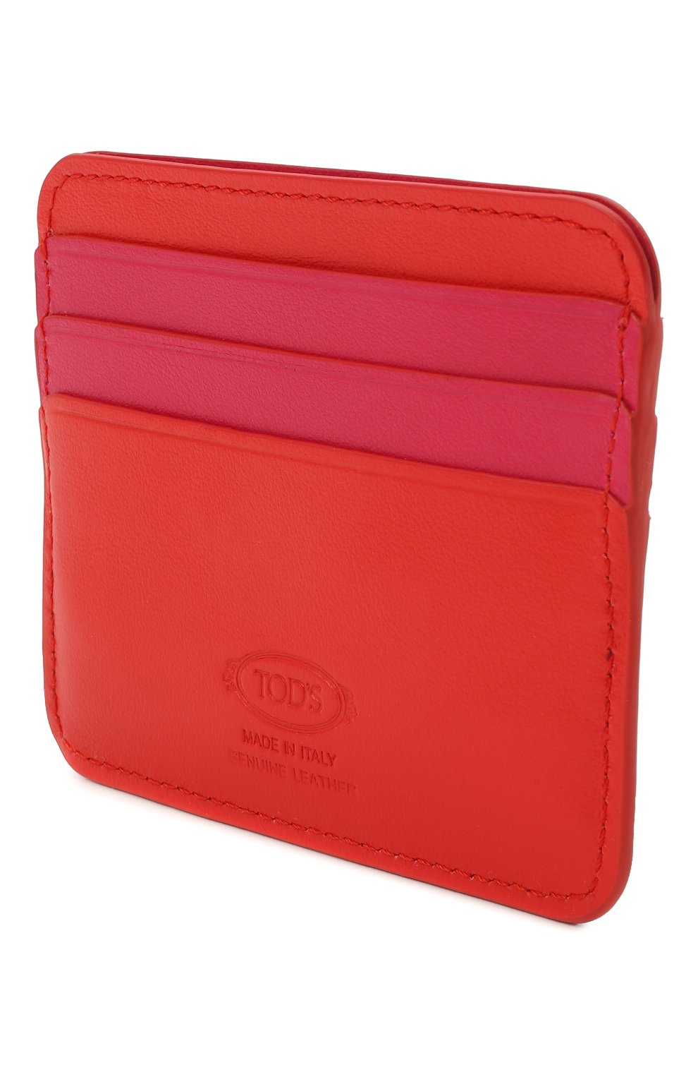 Кожаный футляр для кредитных карт TOD’S, арт. XAWENBF1200PXP, фото 2