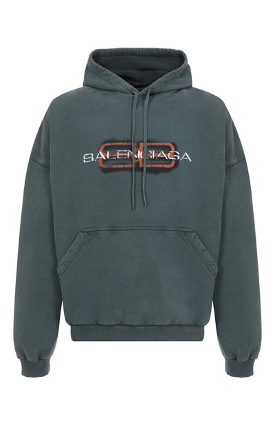 Мужской хлопковое худи BALENCIAGA, арт. 850349/TTVD7