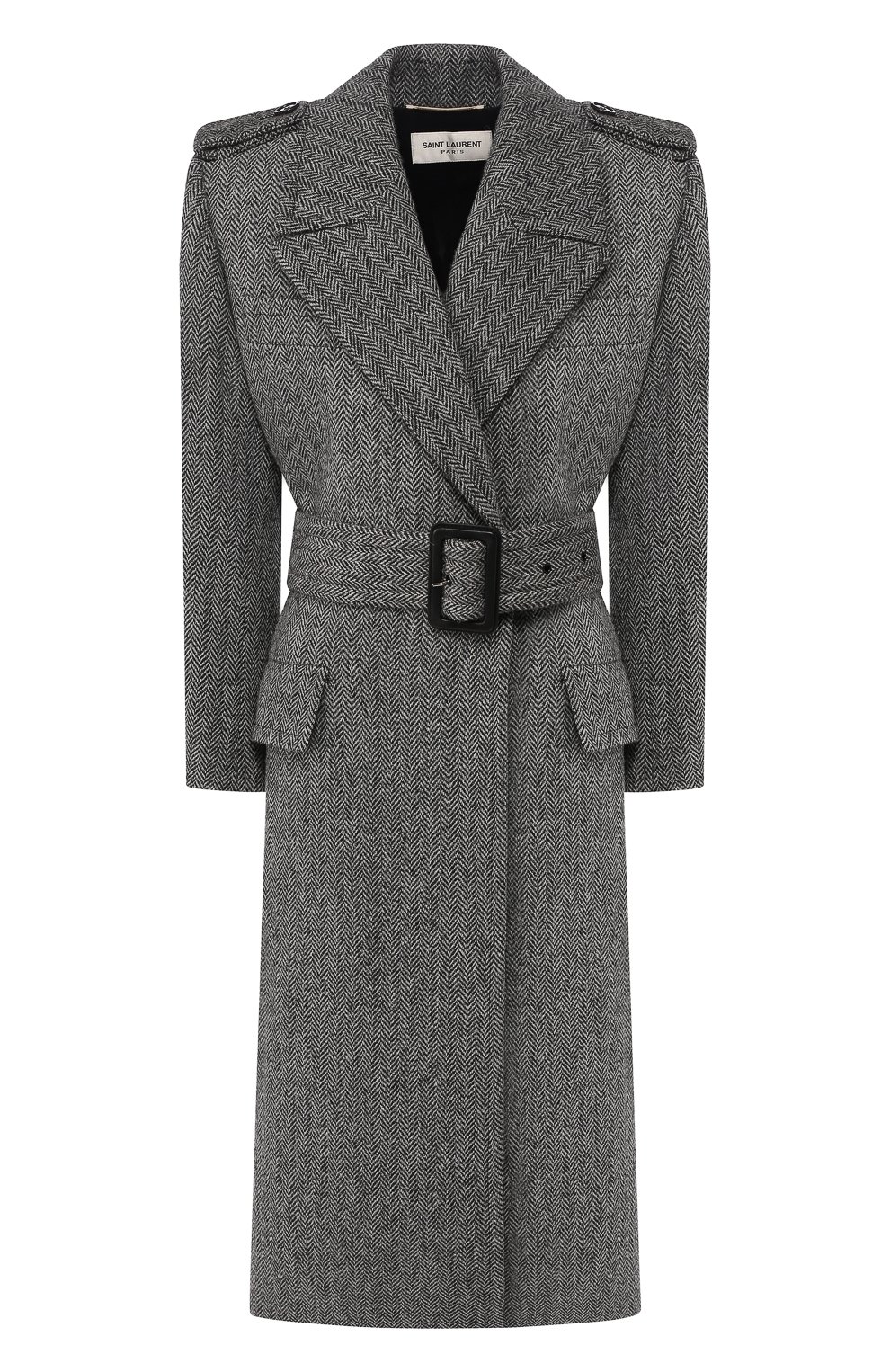 Шерстяное пальто SAINT LAURENT, арт. 605355/Y943J, фото 1