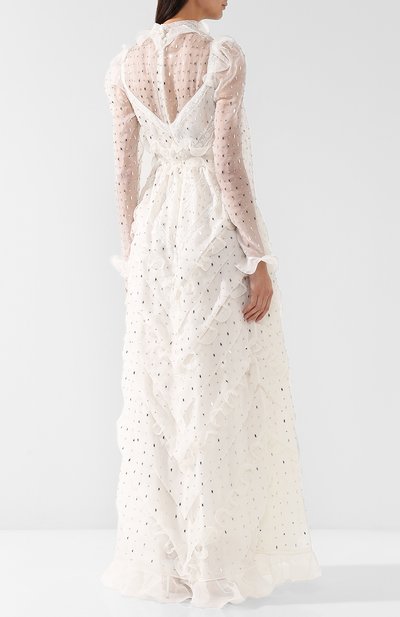 Шелковое платье VALENTINO, арт. QB2VD7Q01C8, фото 4