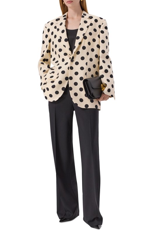 Шерстяной жакет Moschino A0507/5451 Кремовый  A0507/5451 Фото 2