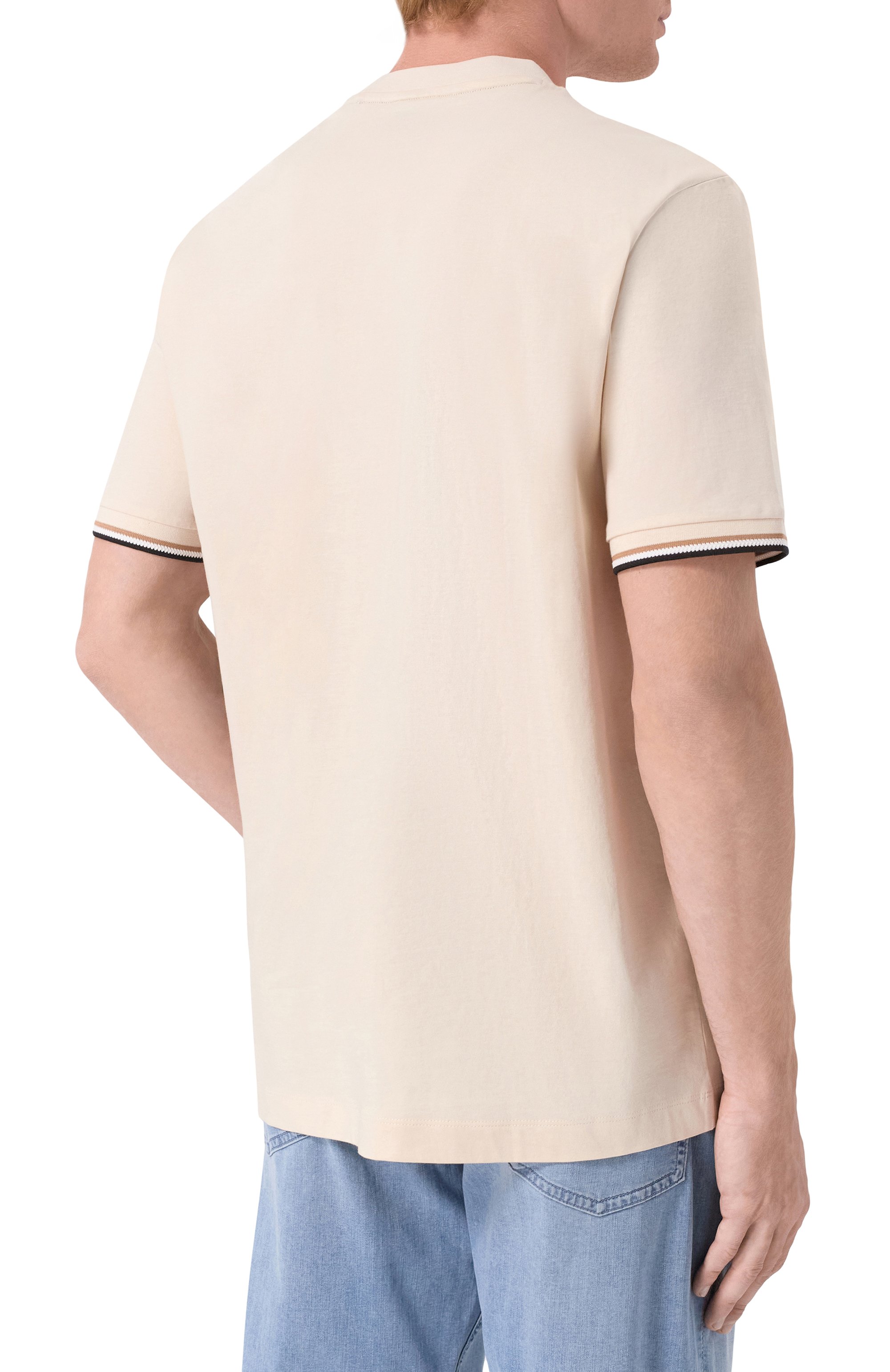 Хлопковая футболка BOSS, арт. 50501097, фото 4