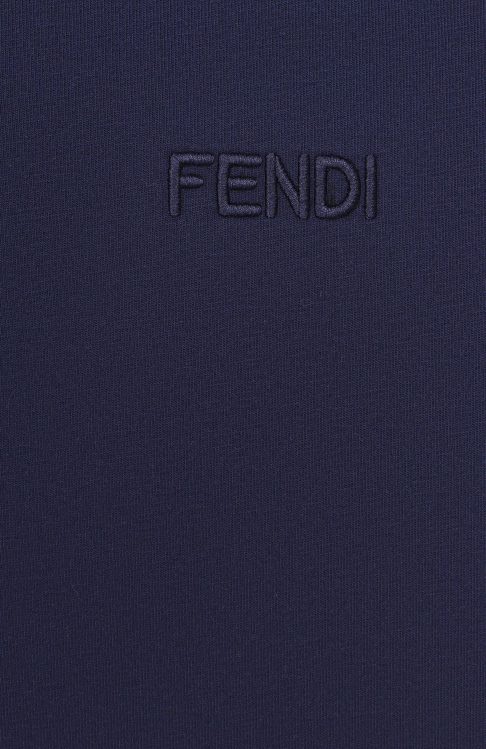 Хлопковое поло FENDI, арт. JMI521/AY8D, фото 3
