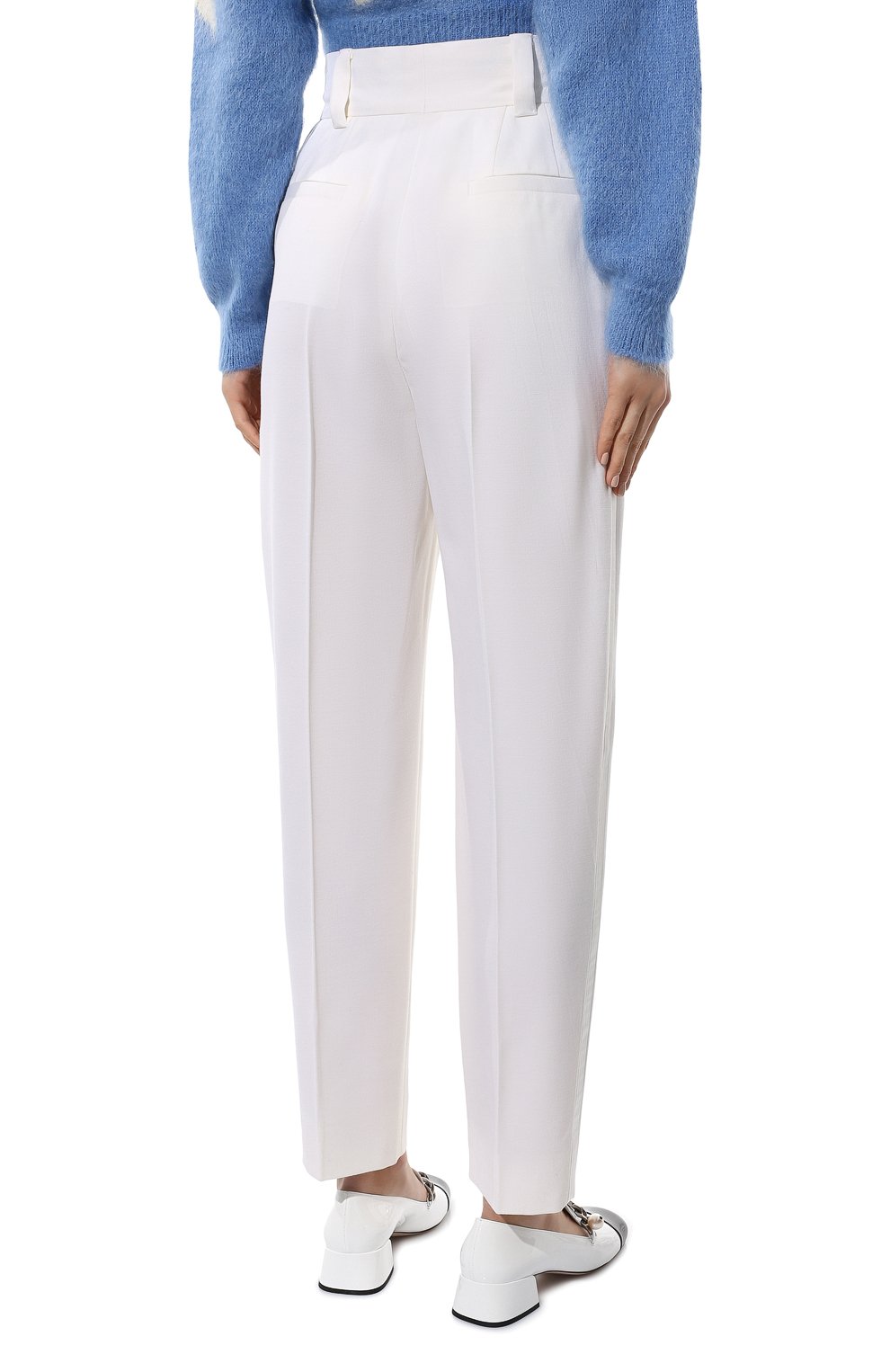 Шерстяные брюки MIU MIU, арт. MP1468-1R1-F0009, фото 4