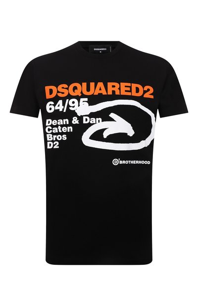Мужская хлопковая футболка DSQUARED2, арт. S74GD0990/S23009