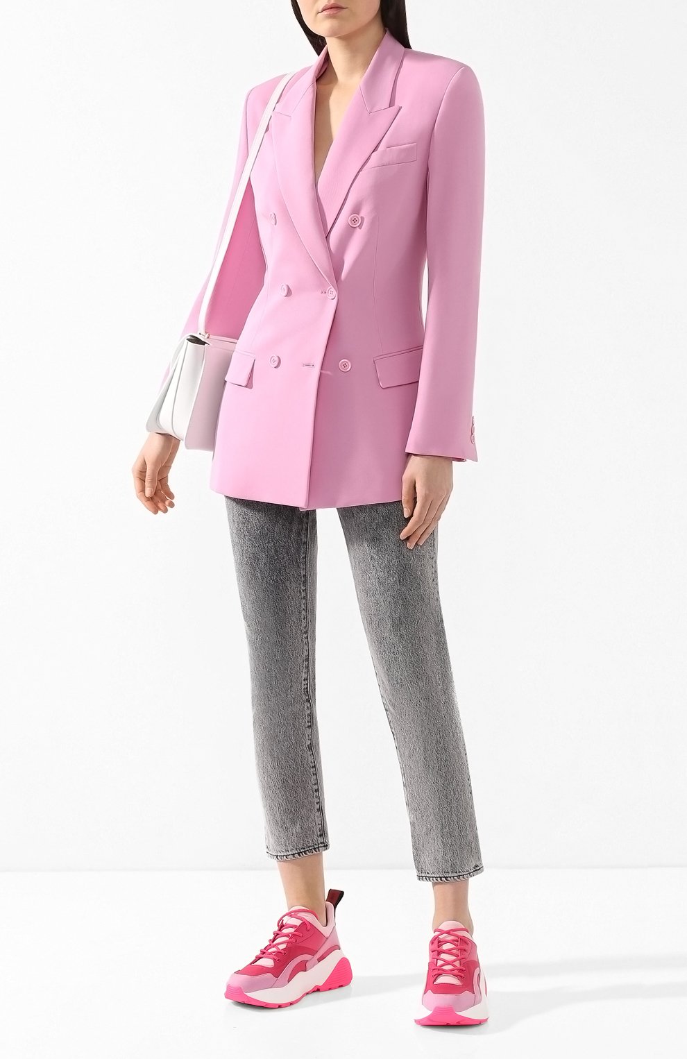 Шерстяной жакет STELLA MCCARTNEY розового цвета по цене 170500 руб., арт. 470095/SMB12, фото 2 Шерстяной жакет STELLA MCCARTNEY, арт. 470095/SMB12, фото 2