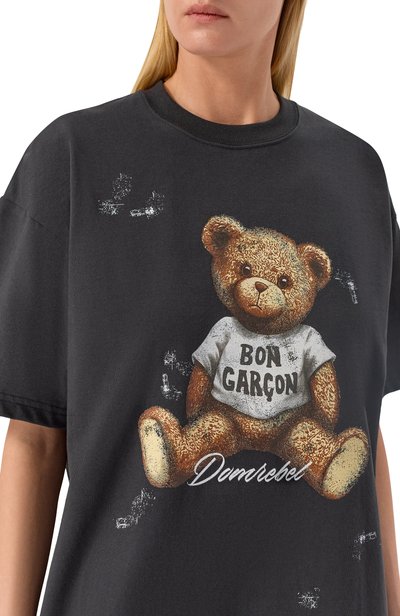 Хлопковая футболка DOMREBEL, арт. G00D BEAR/T-SHIRT, фото 5