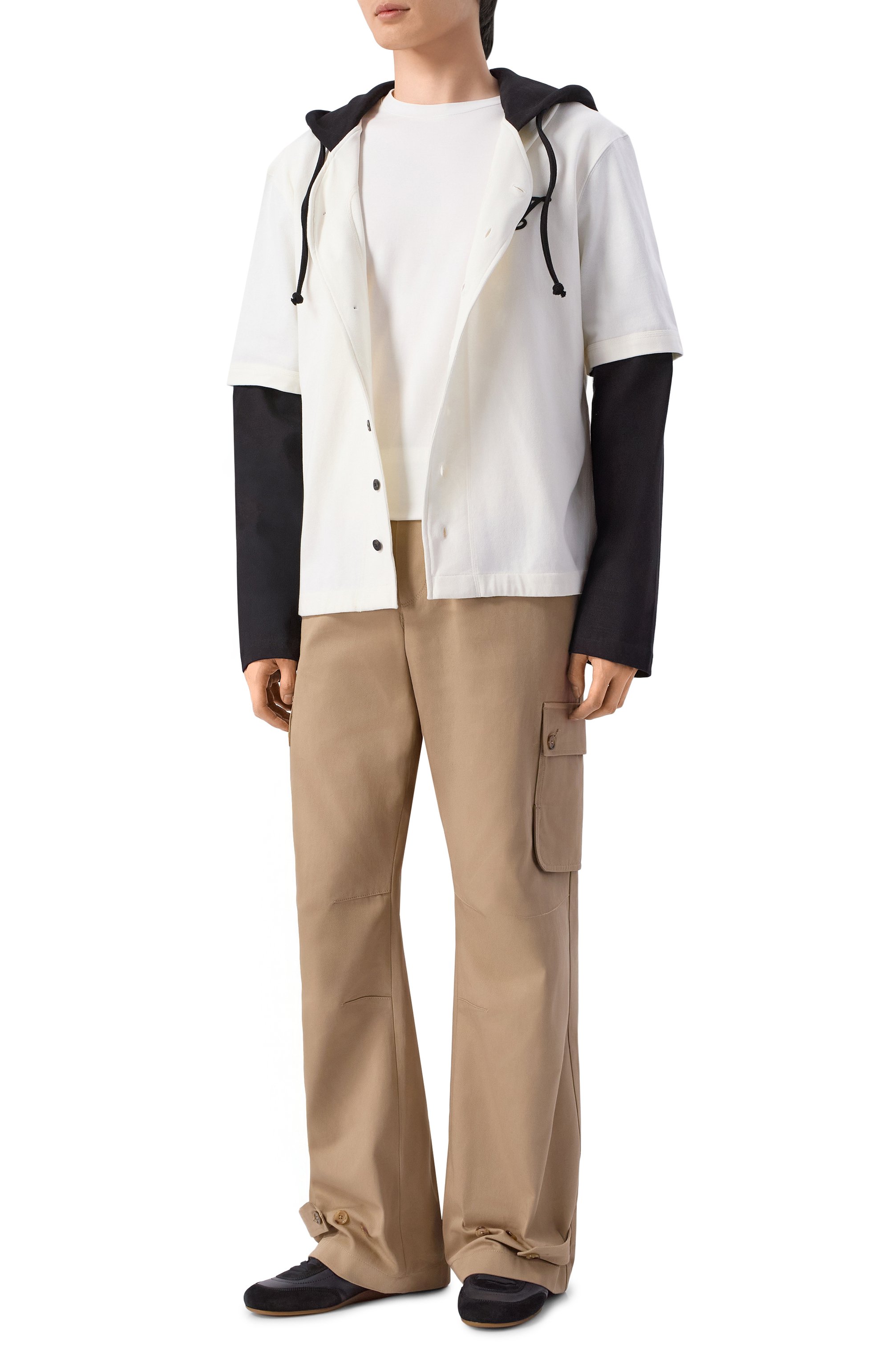 Кожаные кеды knight BURBERRY, арт. 8126282, фото 2