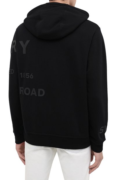 Хлопковое худи BURBERRY черного цвета по цене 87750 руб., арт. 8028539, фото 4 Хлопковое худи BURBERRY, арт. 8028539, фото 4