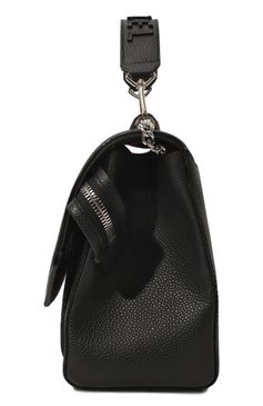 Женская сумка ninon large LANCEL черного цвета, арт. A09223 | Фото 4 (Сумки-технические: Сумки top-handle; Материал: Натуральная кожа; Материал сплава: Проставлено; Драгоценные камни: Проставлено)