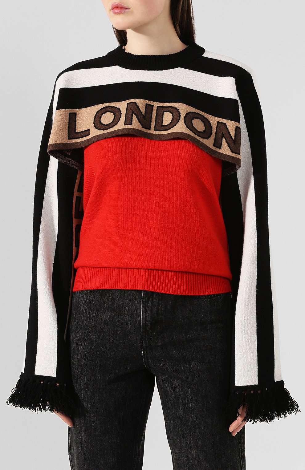 Кашемировая накидка BURBERRY, арт. 8025620, фото 3