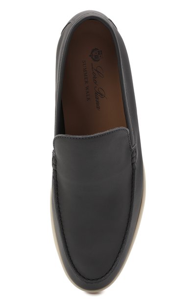 Кожаные лоферы summer walk LORO PIANA, арт. FAI1528, фото 5