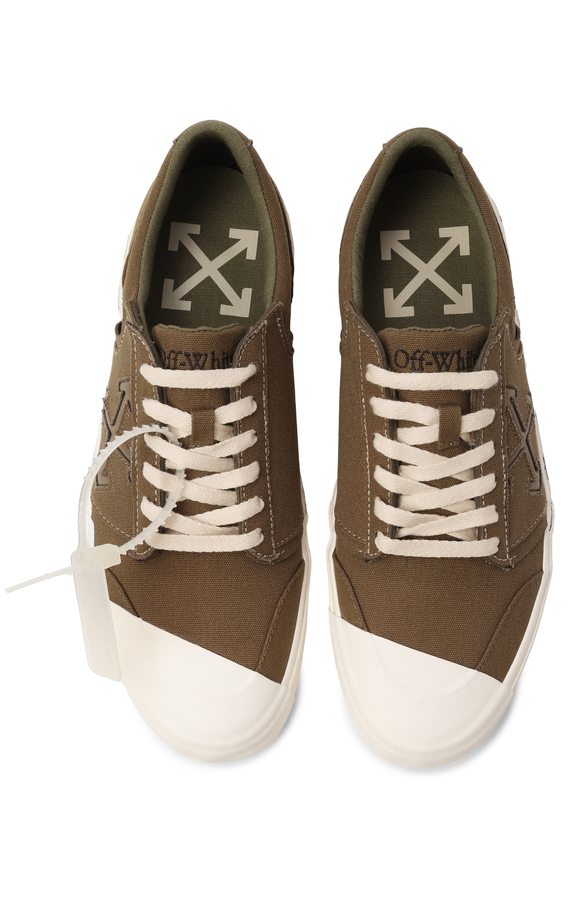 Текстильные кеды vulcanized undercut OFF-WHITE, арт. 0MIA2A2F25FAB0011001, фото 5