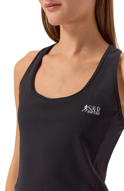 Топ Sporty and Rich T0023S405SB Чёрный  T0023S405SB Фото 5