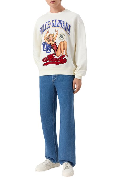 Хлопковый свитшот DOLCE & GABBANA, арт. G9AHSZ/G7PHH, фото 2