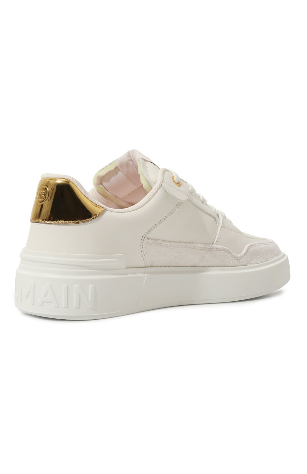 Кожаные кеды b-court BALMAIN, арт. DN1VI727/LTCM, фото 5