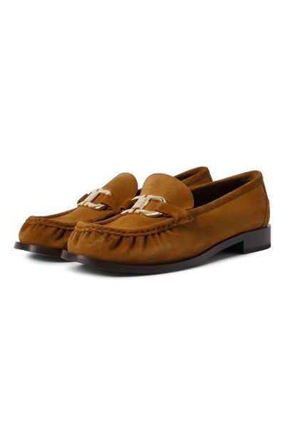 Женские замшевые лоферы gancini FERRAGAMO, арт. 01L927/795384