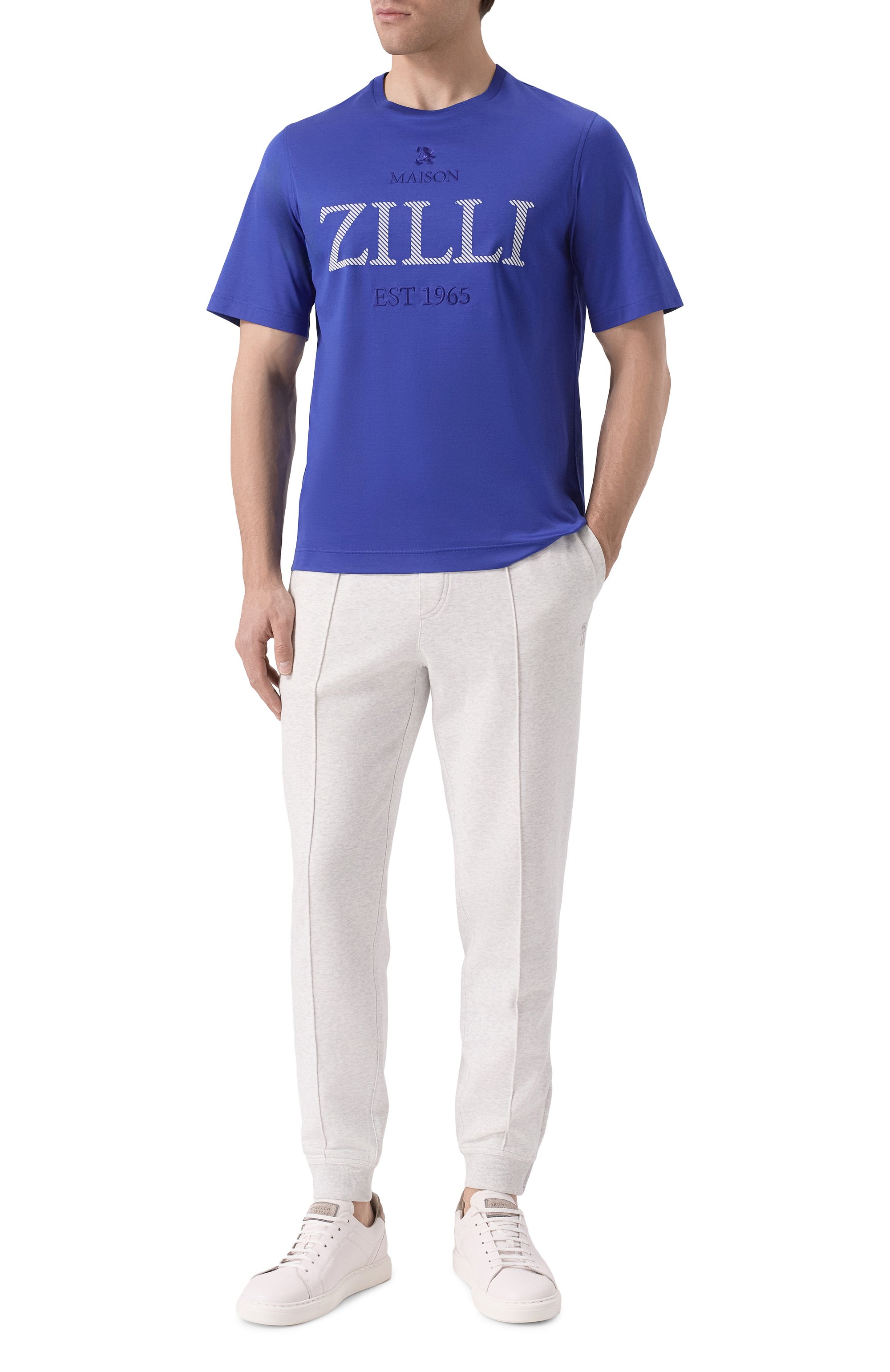 Хлопковая футболка ZILLI, арт. TSR02AM0100VEST00, фото 2