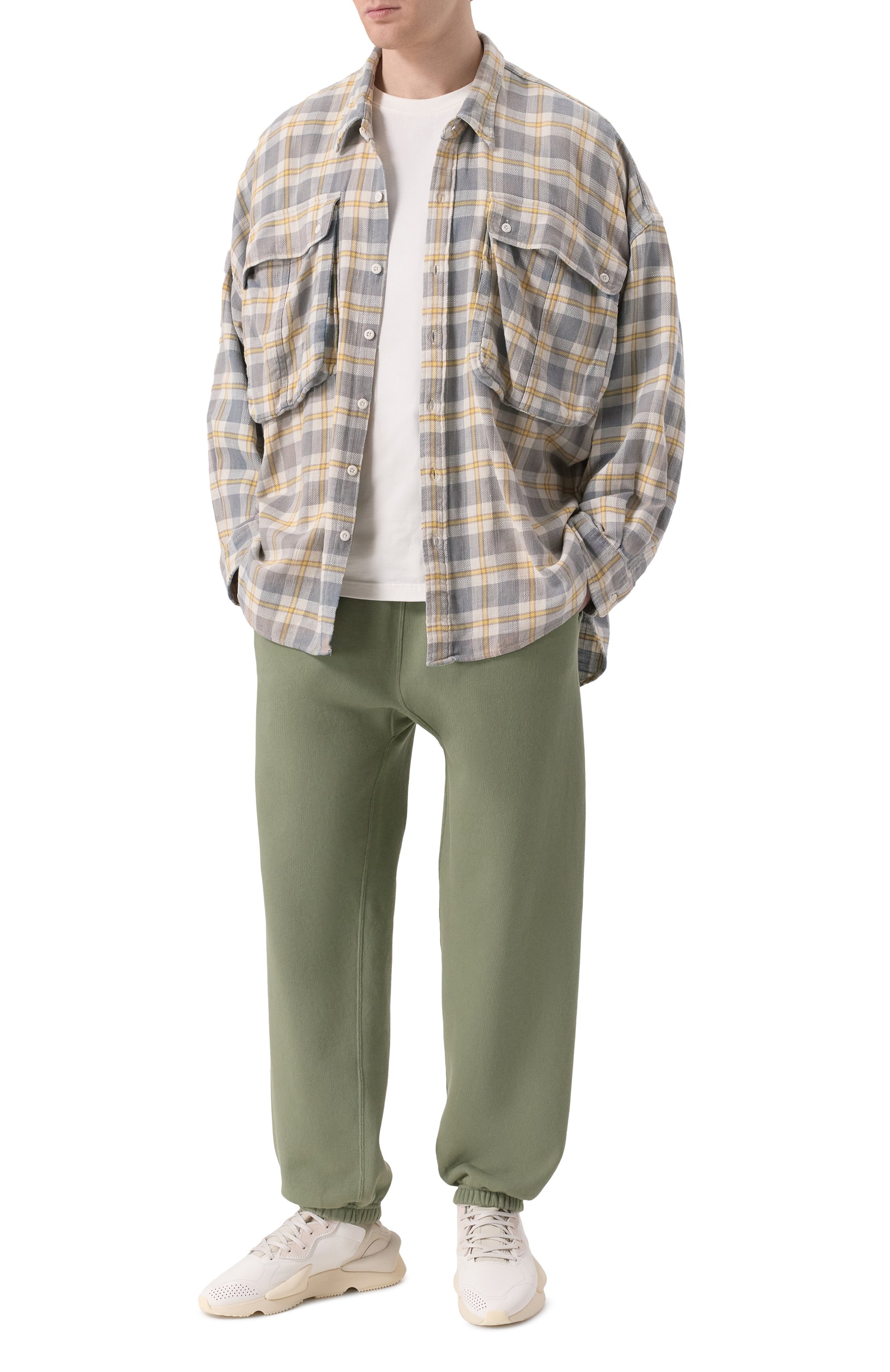 Кожаные кроссовки kaiwa Y-3 белого цвета по цене 43950 руб., арт. JQ2454, фото 2 Кожаные кроссовки kaiwa Y-3, арт. JQ2454, фото 2