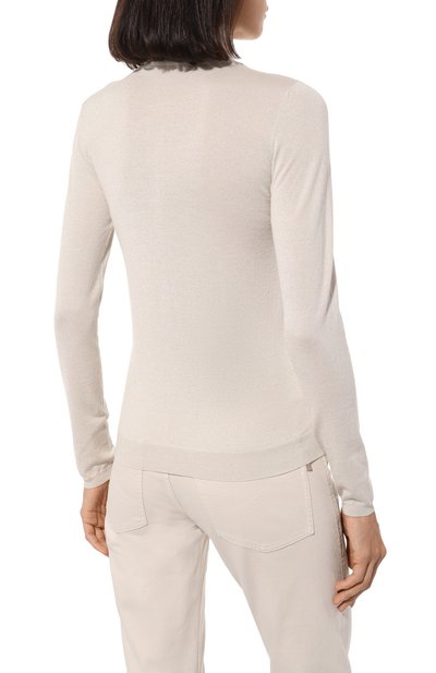 Водолазка из кашемира и шелка BRUNELLO CUCINELLI, арт. M4180BP201, фото 4
