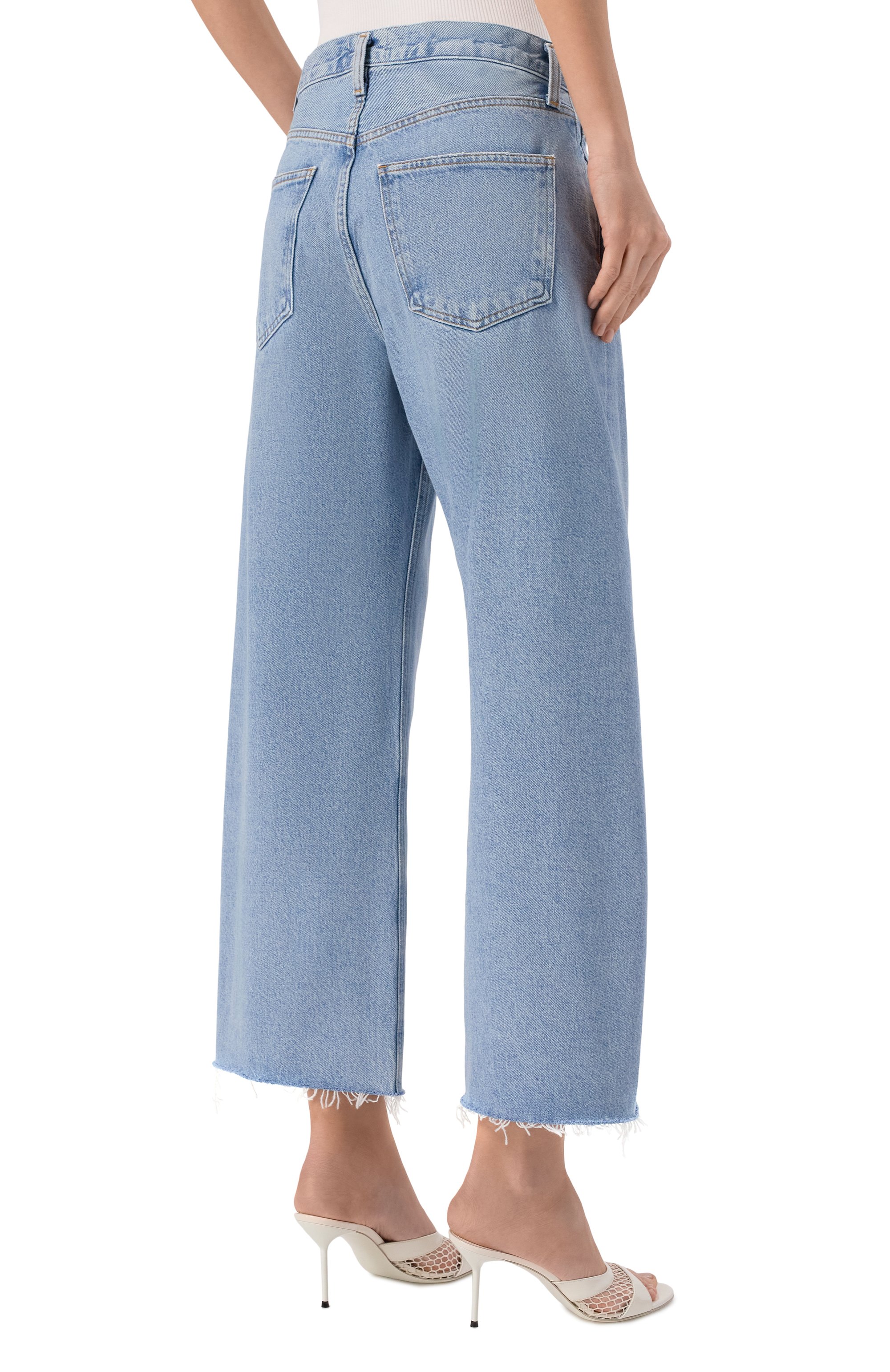 Джинсы low curve fray AGOLDE, арт. A2381206, фото 4