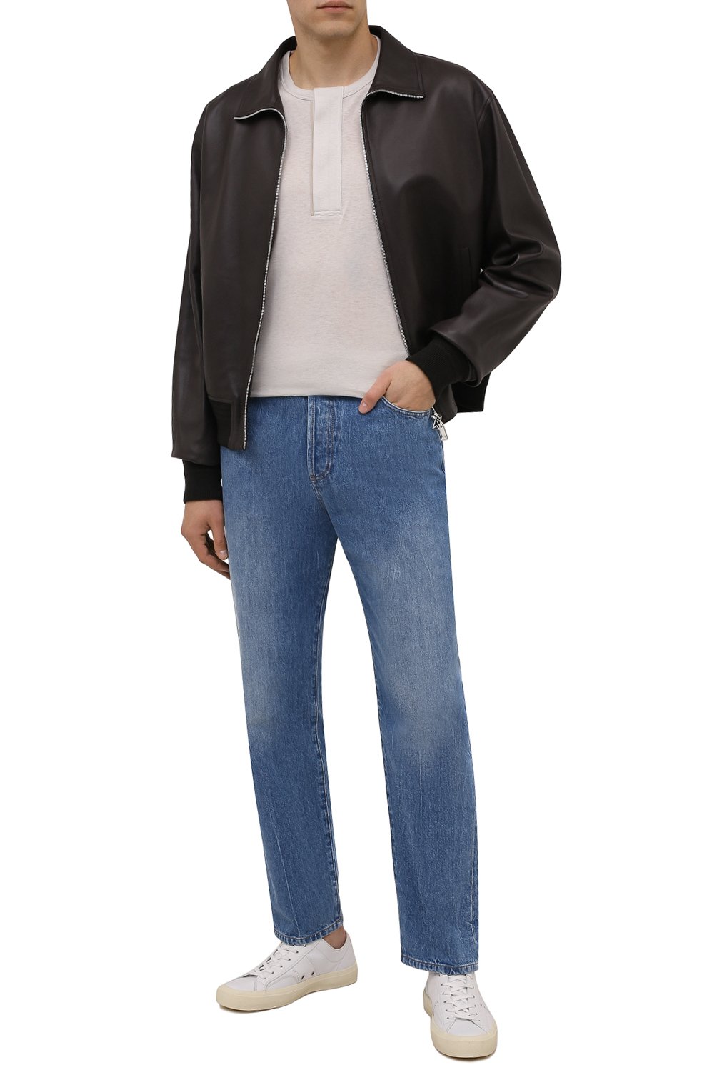 Лонгслив-хенли из хлопка и кашемира ZEGNA, арт. UY387/716, фото 2