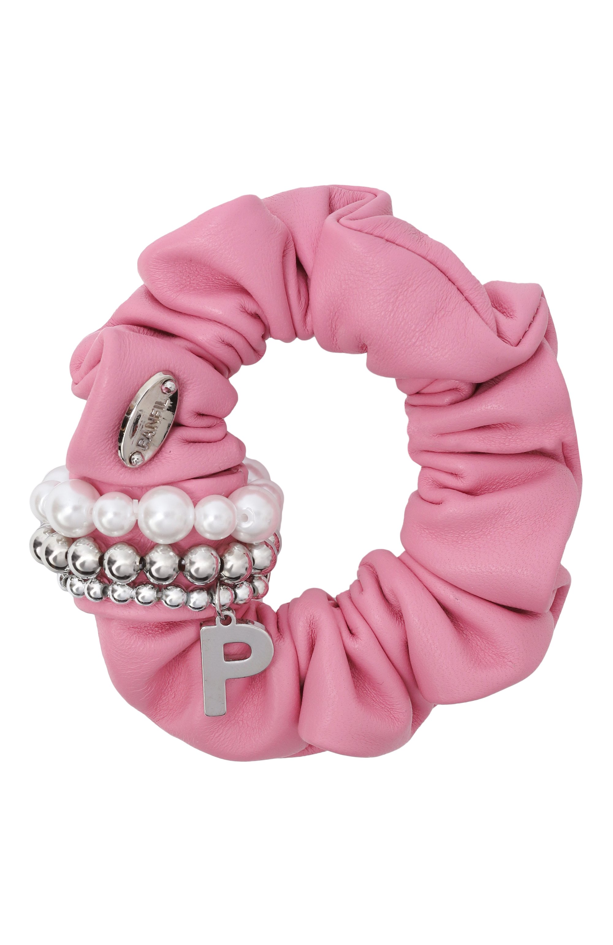 Кожаная резинка для волос PANFIL, арт. 9-SCR-LDP, фото 1