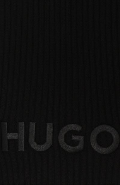 Шерстяной шарф HUGO, арт. 50527826, фото 4