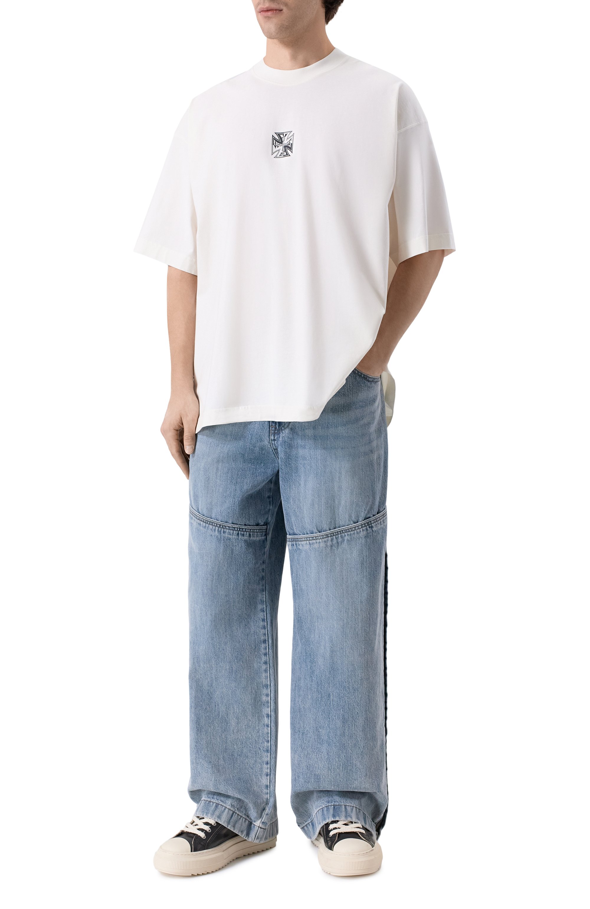 Хлопковая футболка VETEMENTS, арт. ME76TR168V/1200 LIGHT JERSEY, фото 2