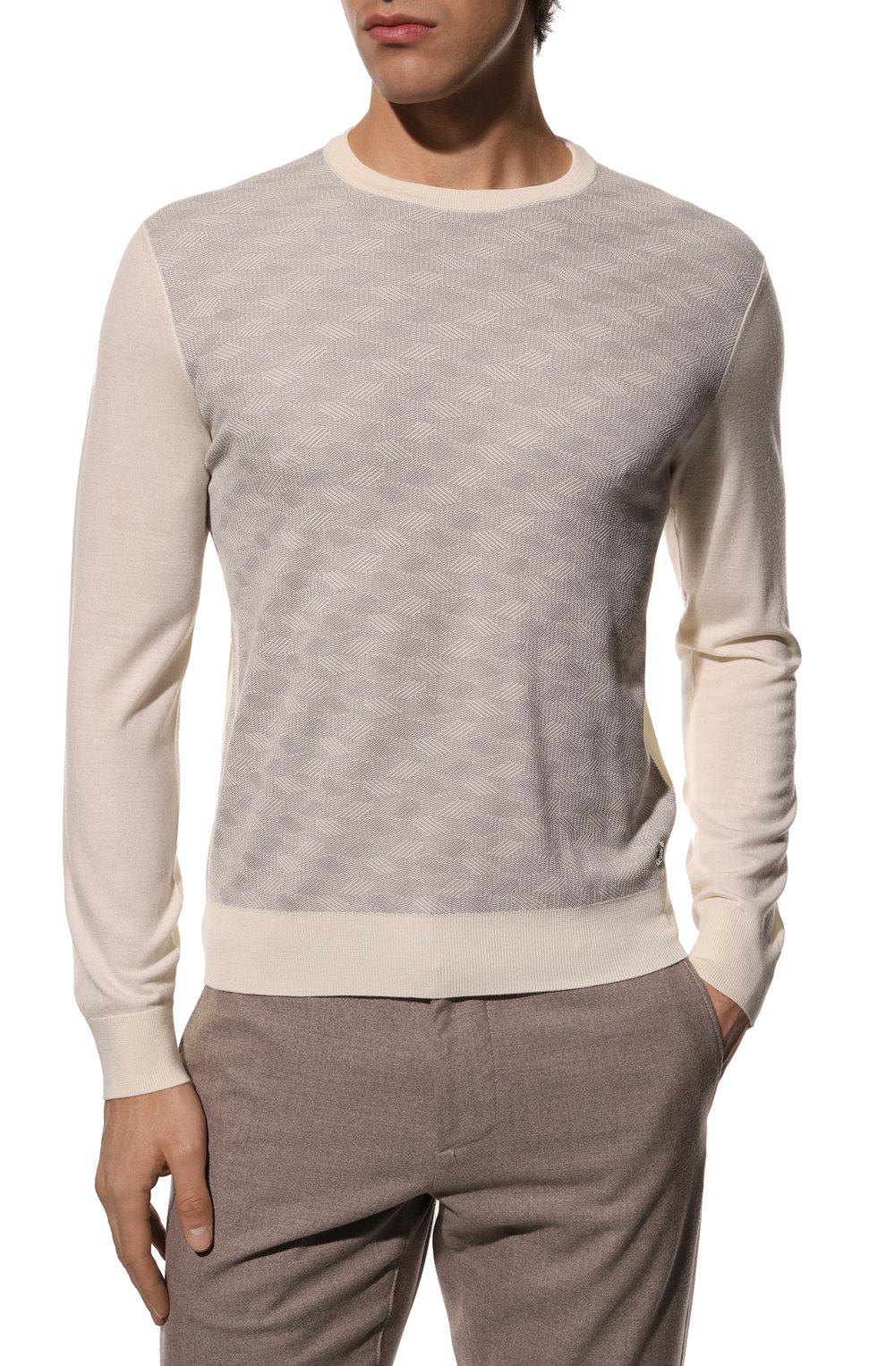 Джемпер из шерсти и шелка STEFANO RICCI, арт. K606311G01/F22464, фото 3