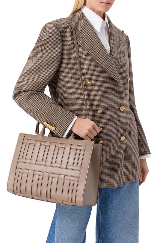 Сумка-тоут Santoni DIBBA2462CG-HRE0M50 Бежевый  DIBBA2462CG-HRE0M50 Фото 2