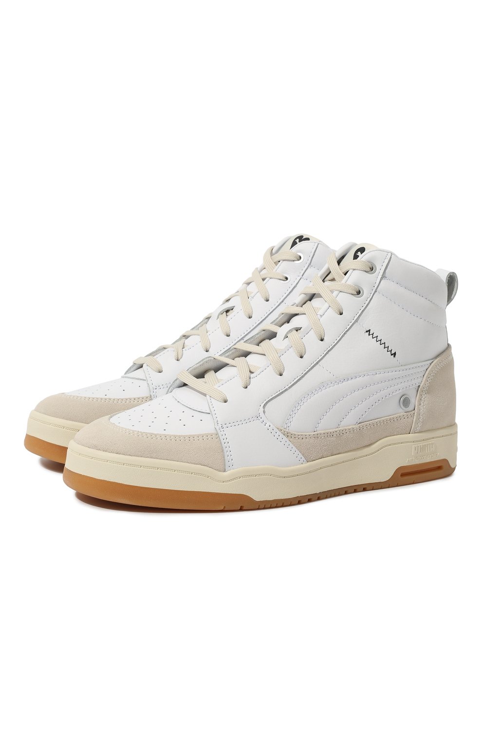 Кожаные кеды puma x ami slipstream mid PUMA, арт. 38434201, фото 1