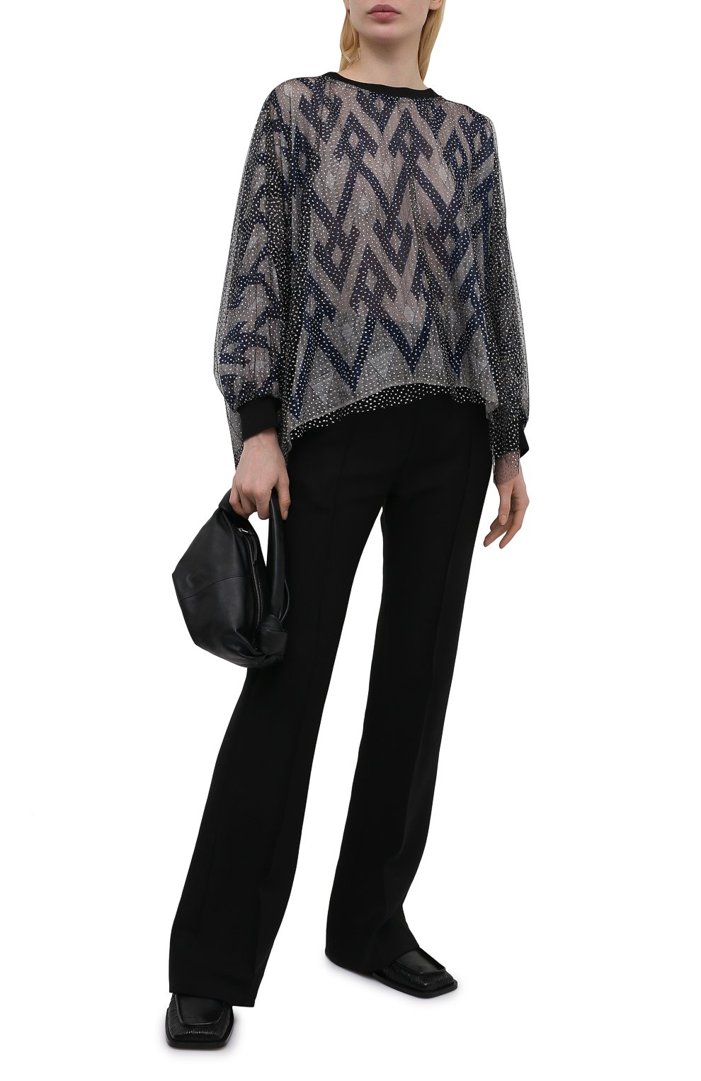 Блузка из шелка и вискозы GIORGIO ARMANI, арт. 1SHCCZ13/TZ818, фото 2