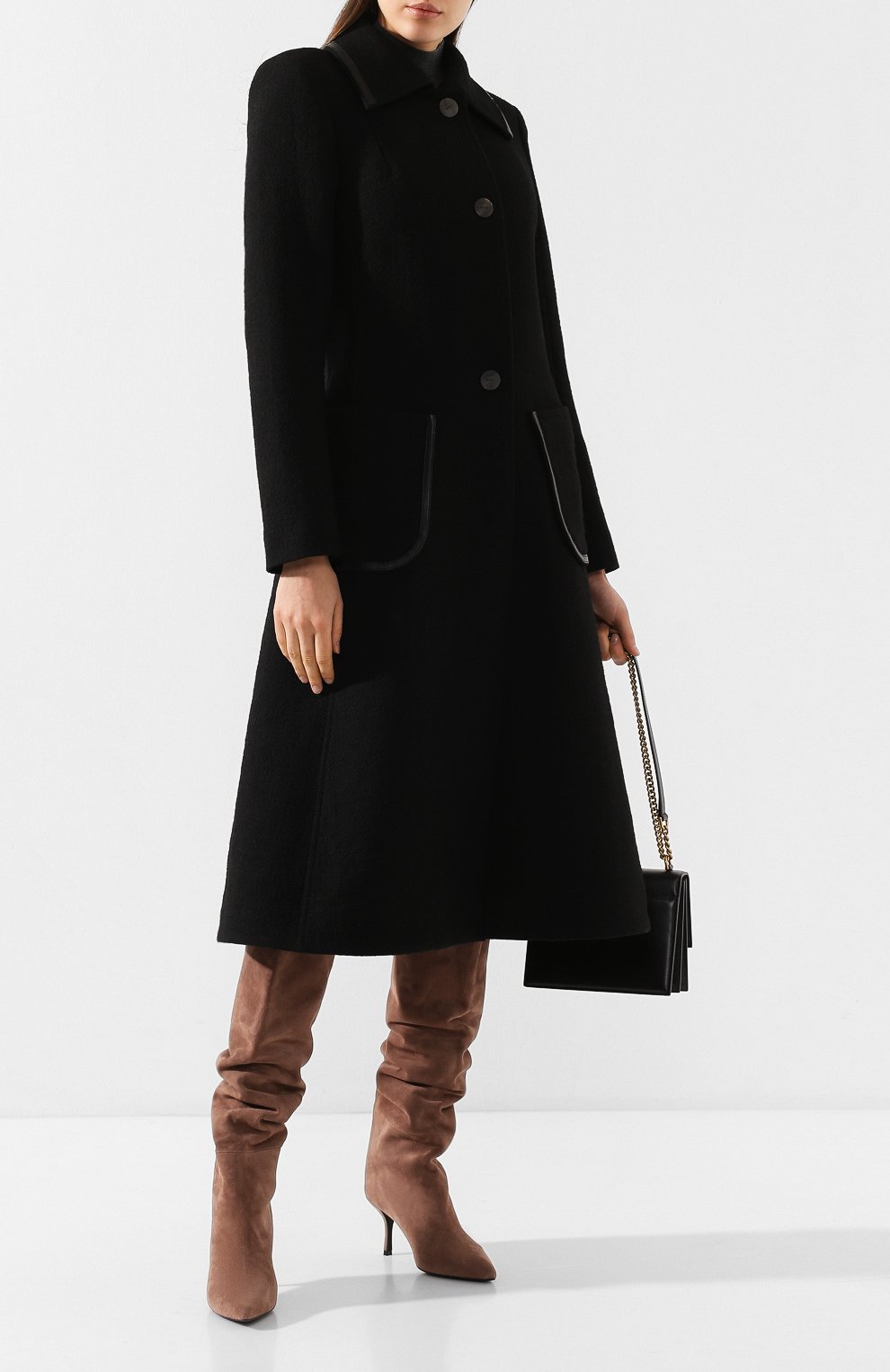 Замшевые ботфорты STUART WEITZMAN, арт. S4679, фото 2