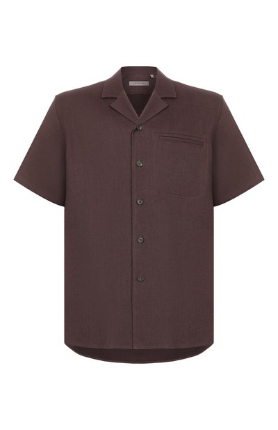 Мужская рубашка изо льна и шерсти CORNELIANI, арт. 27I201/2718468