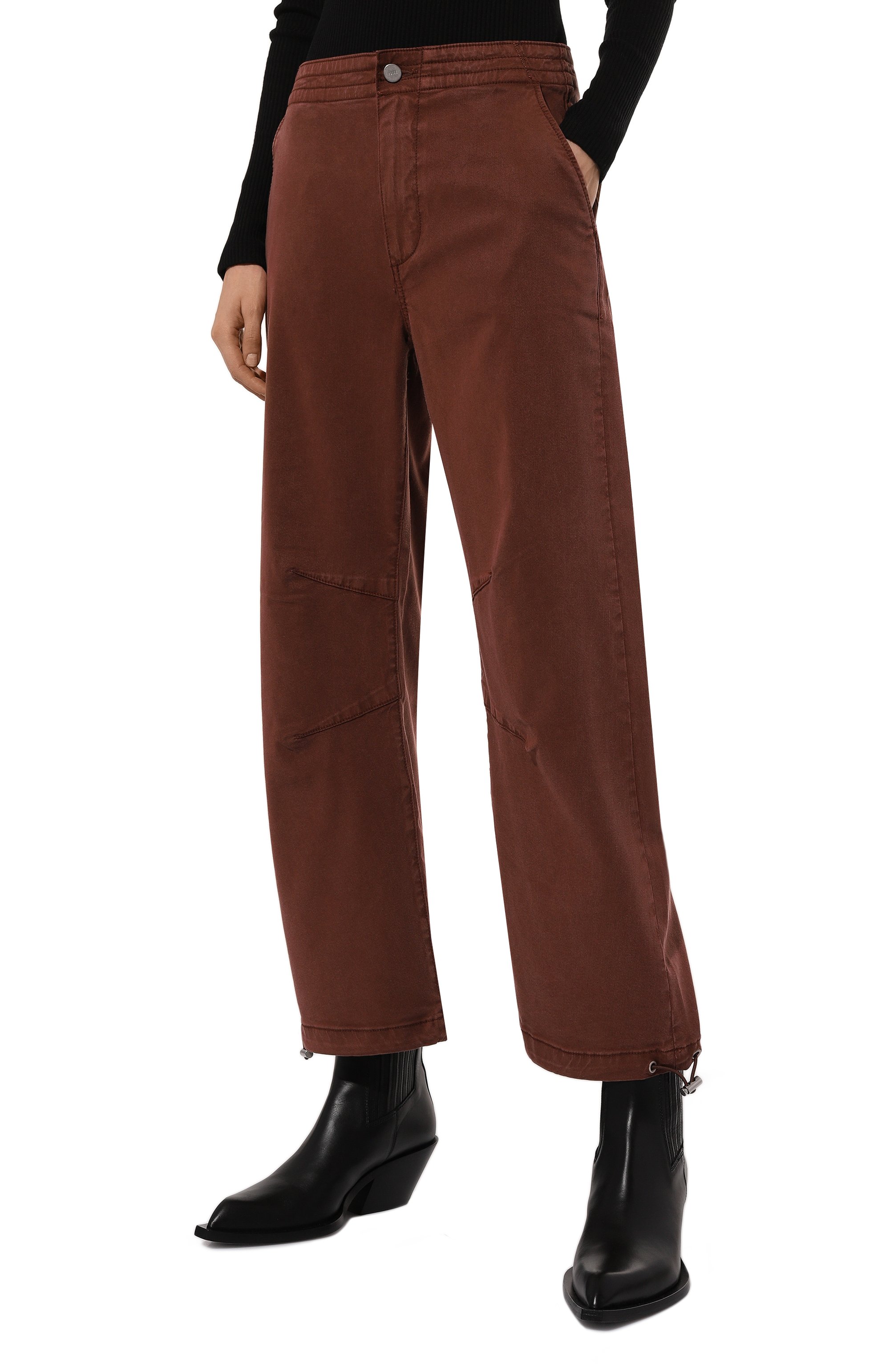 Брюки reid PAIGE коричневого цвета по цене 40900 руб., арт. 7590J47-C111, фото 3 Брюки reid PAIGE, арт. 7590J47-C111, фото 3