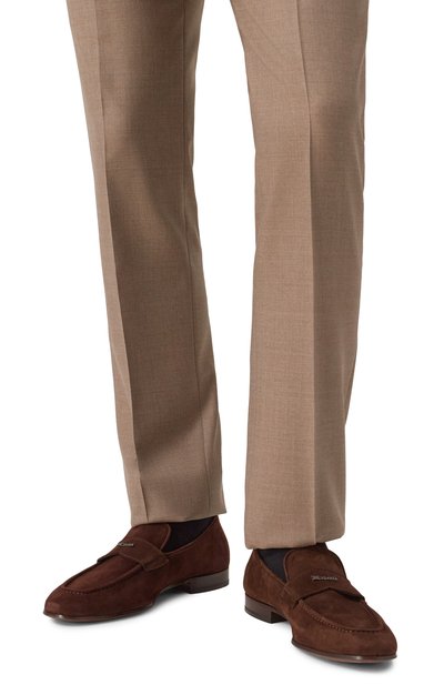 Замшевые лоферы KITON, арт. USSA271N0119603, фото 3