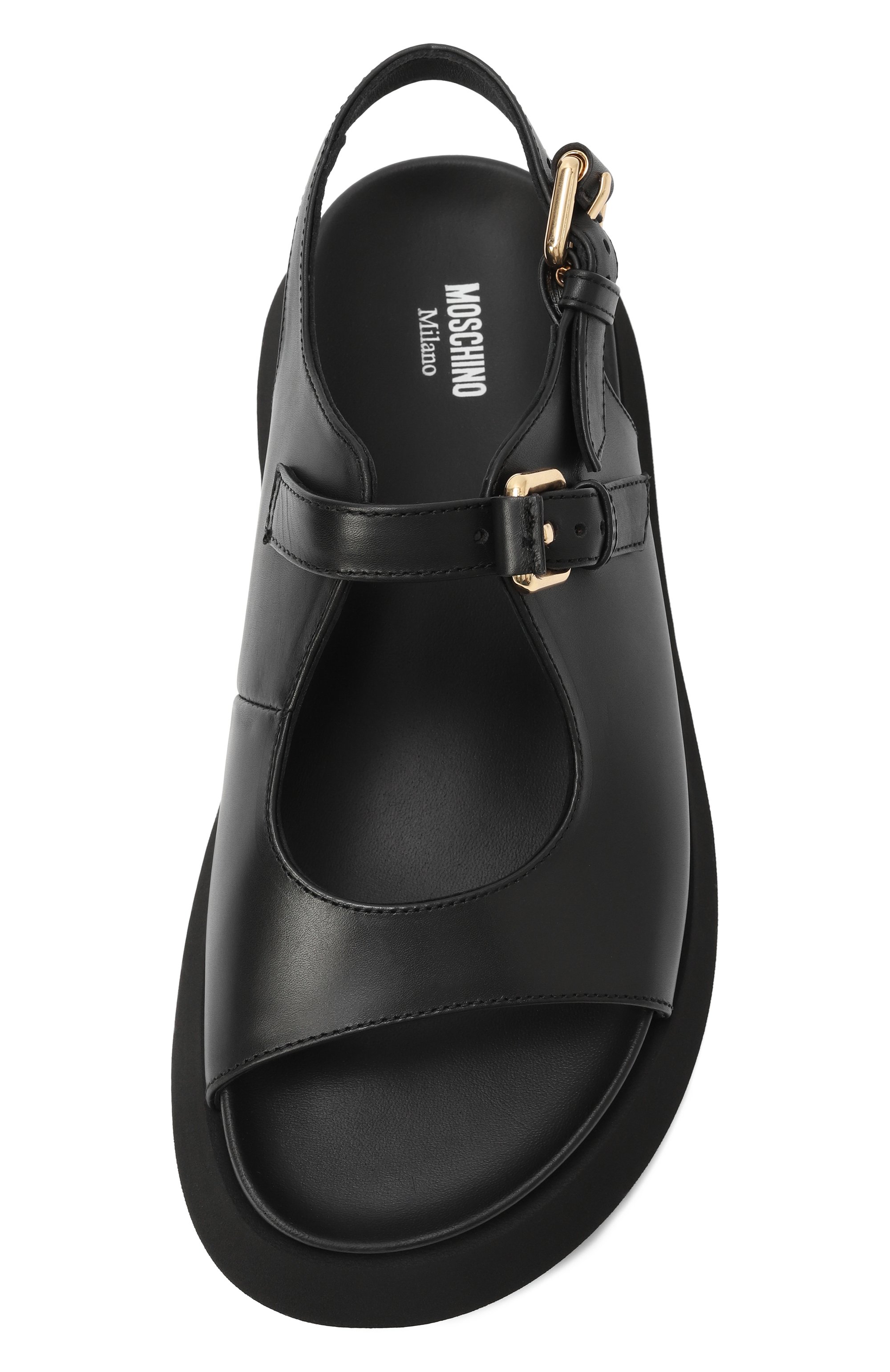 Кожаные сандалии MOSCHINO, арт. 16074/MF0, фото 6