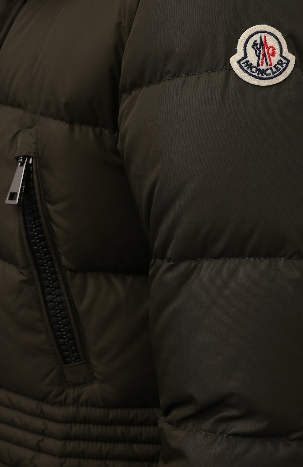 Пуховик aphroti MONCLER хаки цвета по цене 242500 руб., арт. G2-093-1B510-02-C0059, фото 5 Пуховик aphroti MONCLER, арт. G2-093-1B510-02-C0059, фото 5