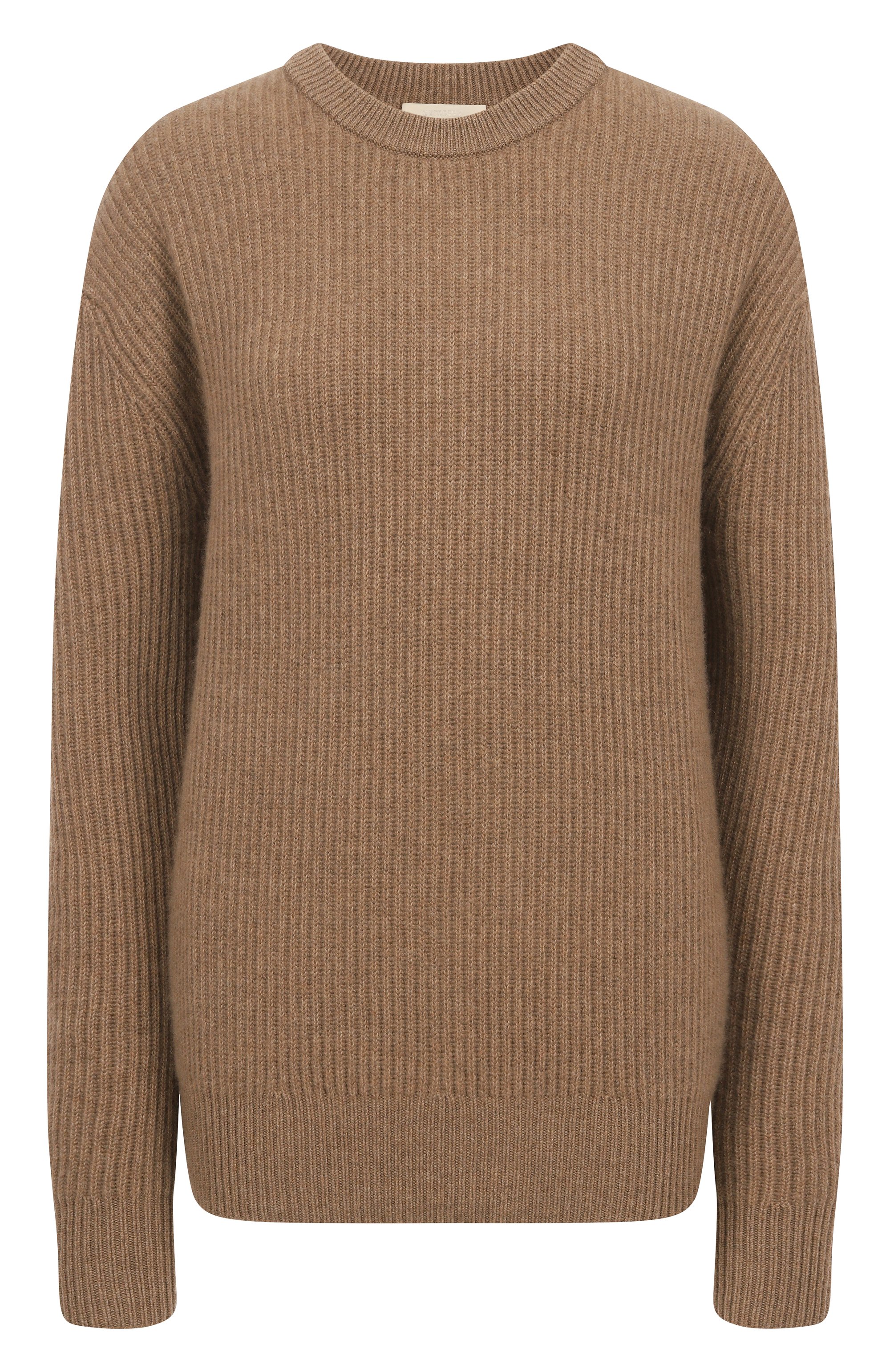 Кашемировый свитер 12 STOREEZ светло-коричневого цвета по цене 39000 руб., арт. 135048, фото 1 Кашемировый свитер 12 STOREEZ, арт. 135048, фото 1