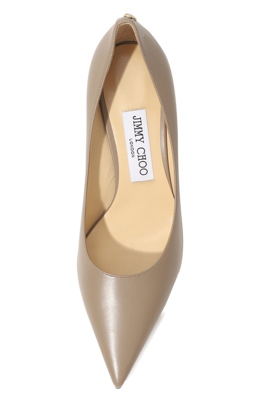 Кожаные туфли Love 65 Jimmy Choo L0VE65/ZNU Бежевый  L0VE65/ZNU Фото 6