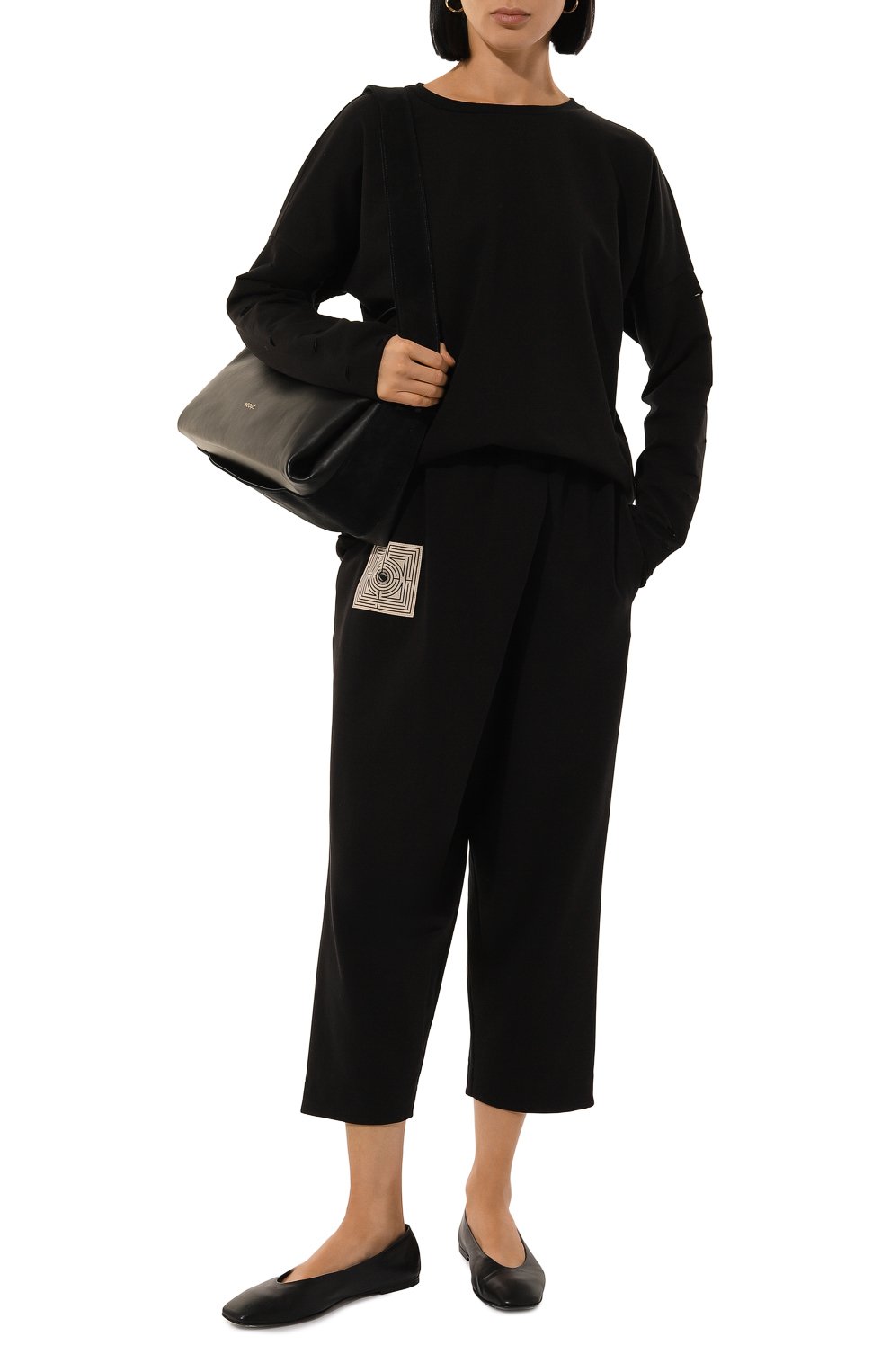 Хлопковый лонгслив MIDGARD PARIS, арт. FA1-SW23-BK, фото 2