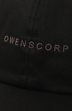 Мужская хлопковая бейсболка RICK OWENS черного цвета, арт. RR01D3400/TWEM12 | Фото 4 (Нос: Не проставлено; Материал: Текстиль, Хлопок; Материал сплава: Проставлено)