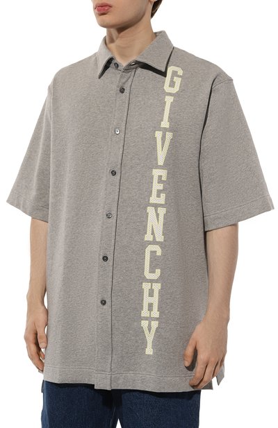 Хлопковая рубашка GIVENCHY, арт. BM611J1YGT, фото 3