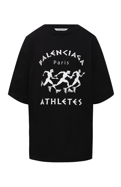 Женская хлопковая футболка BALENCIAGA, арт. 641532/TJVK6