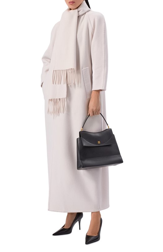 Кашемировое пальто Balenciaga 850597/TTU13 Кремовый  850597/TTU13 Фото 2