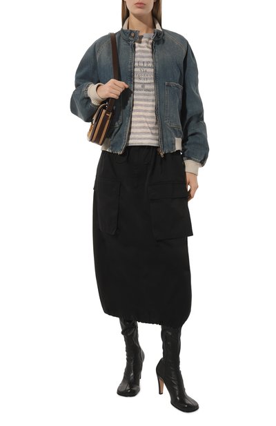 Футболка из хлопка и льна GIORGIO ARMANI, арт. 3DAM74/AJDMZ, фото 2